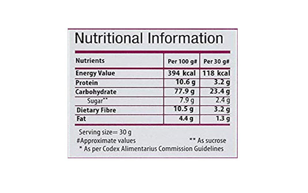 Bagrry's Fruit 'n' Fibre Muesli Mixed Fruit with Almonds & Raisins   Box  500 grams